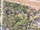 Aerial view of two homes on a wooded lot at 15535 Little Ranch Rd, Spring Hill, FL 34610