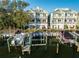 Two-story townhouses with private boat docks and water access at 219 18Th Ave, Indian Rocks Beach, FL 33785