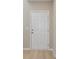 Clean and simple entryway with a white door and light flooring at 7743 Peace Lily Ave, Wesley Chapel, FL 33545