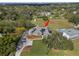 Aerial view of house, yard, and surrounding area at 13213 106Th Ave, Largo, FL 33774