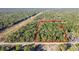 Large wooded lot for sale with road frontage at 15577 Little Ranch Rd, Spring Hill, FL 34610