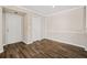 Light and airy entryway with wood-look floors at 18106 Peregrines Perch Pl # 5204, Lutz, FL 33558