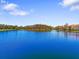 Serene lake view with lush greenery and clear blue water at 18106 Peregrines Perch Pl # 5204, Lutz, FL 33558