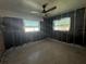 Bedroom undergoing renovation with new flooring at 2463 Baywood E Dr, Dunedin, FL 34698