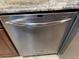 Stainless steel built-in dishwasher in kitchen at 2960 59Th S St # 411, Gulfport, FL 33707