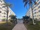 Neat landscaping leading to the community pool at 2960 59Th S St # 411, Gulfport, FL 33707