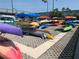 Community kayak storage area to conveniently store and access your kayaks at 2960 59Th S St # 411, Gulfport, FL 33707