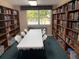 Quiet library space featuring bookshelves and a large table perfect for reading and studying at 2960 59Th S St # 411, Gulfport, FL 33707