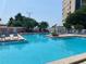 Large swimming pool with blue tile, offering a refreshing amenity for residents to enjoy at 2960 59Th S St # 411, Gulfport, FL 33707