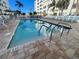 Refreshing community pool with plenty of lounge chairs at 2960 59Th S St # 411, Gulfport, FL 33707