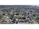 Wide aerial view of neighborhood and waterfront at 4510 W Mcelroy Ave, Tampa, FL 33611