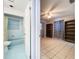 Light blue bathroom with shower/tub combo at 4510 W Mcelroy Ave, Tampa, FL 33611