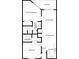 Detailed floor plan showcasing layout of living room, balcony, kitchen, bedrooms, and bathrooms at 5915 Sea Ranch Dr # 408, Hudson, FL 34667