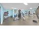 Gym with exercise equipment, weights and mirrors on a rubber floor at 5915 Sea Ranch Dr # 408, Hudson, FL 34667