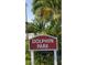 Dolphin Park sign, welcoming entrance at 6020 Shore S Blvd # 301, Gulfport, FL 33707