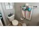 Toilet and storage in a well-maintained bathroom at 13225 101St St # 425, Largo, FL 33773