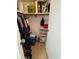 Well-organized closet with ample shelving and hanging space at 13225 101St St # 425, Largo, FL 33773
