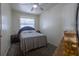 Cozy bedroom with a double bed and window at 1647 Bay Se St, St Petersburg, FL 33701