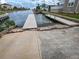 Private boat dock with access to the waterway at 18675 Us Highway 19 N # 232, Clearwater, FL 33764