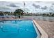 Community pool with a waterfront view at 18675 Us Highway 19 N # 232, Clearwater, FL 33764