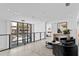 Spacious sitting area with large windows and city view at 3020 W Santiago St # 5, Tampa, FL 33629