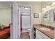 Charming bathroom with granite countertop and bathtub at 4542 Park Lake N Ter # 4542, Bradenton, FL 34209