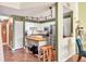 Kitchen features stainless steel appliances and an island with butcher block top at 4542 Park Lake N Ter # 4542, Bradenton, FL 34209