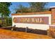 Stone Walk community entrance with brick pillars and signage at 13423 White Sapphire Rd, Riverview, FL 33579
