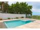 Relaxing heated pool with patio and beach access at 1600 Beach Trl, Indian Rocks Beach, FL 33785