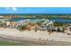 Aerial perspective of beach homes and community at 19810 Gulf Blvd # 8, Indian Shores, FL 33785