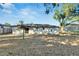 View of home from backyard with large tree and wooden fence at 2211 Whitney Pl, Valrico, FL 33594