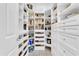 Large walk-in pantry with ample shelving for storage at 2847 Calvano Dr, Land O Lakes, FL 34639