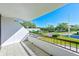 Private balcony offering serene neighborhood views at 30 Turner St # 201, Clearwater, FL 33756
