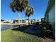 Backyard patio with seating area overlooking a canal at 35127 Danny Dr, Zephyrhills, FL 33541