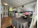 Bright dining area with table and chairs at 35127 Danny Dr, Zephyrhills, FL 33541