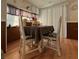 Dining area with table and chairs, near kitchen at 35127 Danny Dr, Zephyrhills, FL 33541