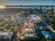 Aerial view showing townhouses near downtown and waterfront at 643 Blue Taverna Ln, Clearwater, FL 33756