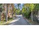 Long private driveway leading to a residential area at 7106 Riverwood Blvd, Tampa, FL 33615