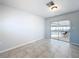 Dining room with pool view and sliding glass doors at 8015 Idlebriar Ln, Port Richey, FL 34668