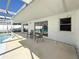 Pool area with covered patio and a view of the backyard at 8015 Idlebriar Ln, Port Richey, FL 34668