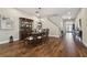 Formal dining room with hardwood floors and elegant furniture at 8144 Sequester Loop, Land O Lakes, FL 34637