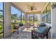 Enjoy this screened porch, perfect for outdoor relaxing at 8144 Sequester Loop, Land O Lakes, FL 34637