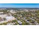 Aerial view of community and surrounding landscape at 10626 Longwood Dr # 103, Seminole, FL 33777