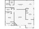 Floor plan showing a 2 bedroom, 2 bathroom condo at 10626 Longwood Dr # 103, Seminole, FL 33777