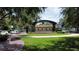 Scenic town square with a gazebo and lush green space at 1840 Douglas Ave, Dunedin, FL 34698