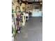 Garage with storage shelving and bike storage at 209 Westwinds Dr, Palm Harbor, FL 34683