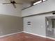 Living room with high ceilings and loft area at 3346 Foxridge Cir, Tampa, FL 33618