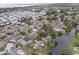 Wide aerial view of the house near the waterfront at 3707 66Th W St, Bradenton, FL 34209