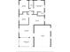 Floor plan showcasing a 3 bed, 2 bath home with garage at 4501 Helena Ne St, St Petersburg, FL 33703