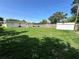 Large backyard features a shed, and green space at 6366 38Th N Ave, St Petersburg, FL 33710